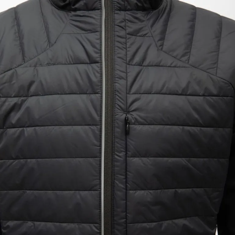 Blouson matelassé col montant softshell col montant avec bandes réfléchissantes Homme ROSSIGNOL