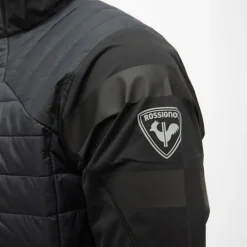 Blouson matelassé col montant softshell col montant avec bandes réfléchissantes Homme ROSSIGNOL