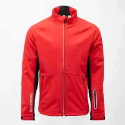 Blouson uni softshell avec zip logo blason Homme ROSSIGNOL