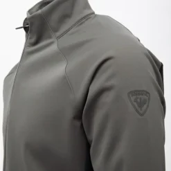 Blouson uni softshell avec zip logo blason Homme ROSSIGNOL