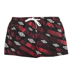 Boardshort avec ceinture blanche motifs graphiques rouges Homme UMBRO