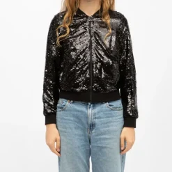 Bomber à séquins amanda black Femme DEELUXE 74