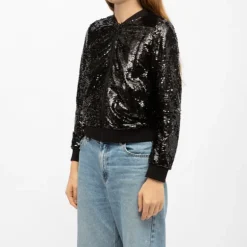 Bomber à séquins amanda black Femme DEELUXE 74