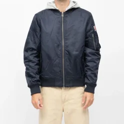 Bomber avec capuche sweat intégrée Homme COMPAGNIE DE CALIFORNIE