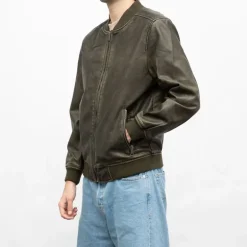 Bomber garet similicuir effet usé Homme DEELUXE 74