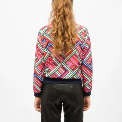Bomber vicky zippé imprimé graphique Femme LA PETITE ETOILE