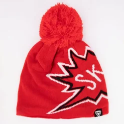 Bonnet imprimé avec pompon Enfant ROSSIGNOL