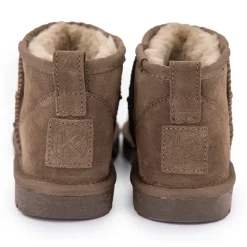 Boots basses fourrées tige cuir doublées synthétique Femme KELARA