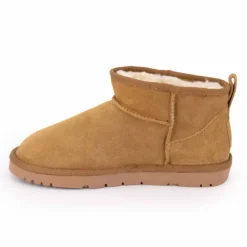 Boots basses fourrées tige cuir doublées synthétique Femme KELARA