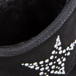 Boots Chacha fourrées noires Femme LES TROPEZIENNES