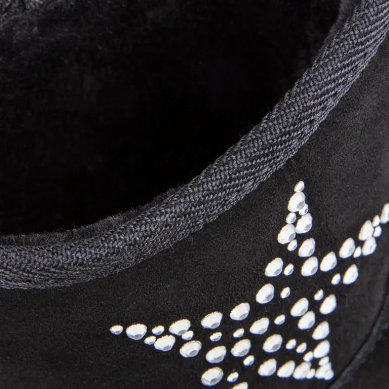 Boots Chacha fourrées noires Femme LES TROPEZIENNES