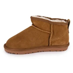 Boots en cuir fourrées ultra-mini fille Enfant KELARA
