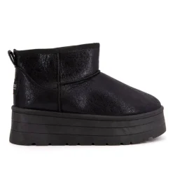 Boots fourrées brillantes Edwige Femme BURTON OF LONDON