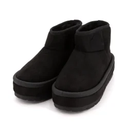 Boots lindy doublée fausse fourrure semelle en tissu Femme BURTON OF LONDON