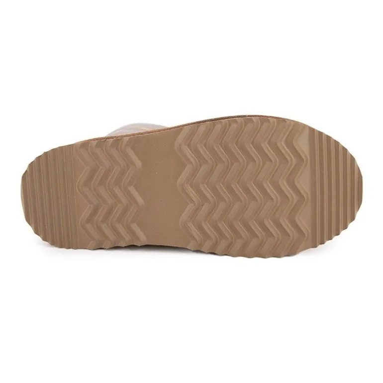 Boots mi haute bi matière fausse fourrure Femme KELARA