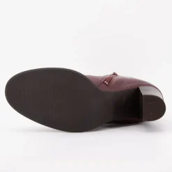 Bottes cuir à talons zippée Femme SCOTCH AND SODA