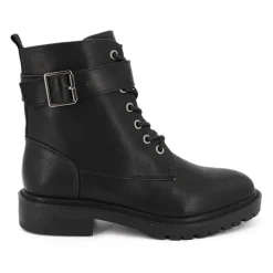 Bottine à lacets noire Femme DEELUXE 74