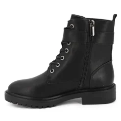 Bottine à lacets noire Femme DEELUXE 74