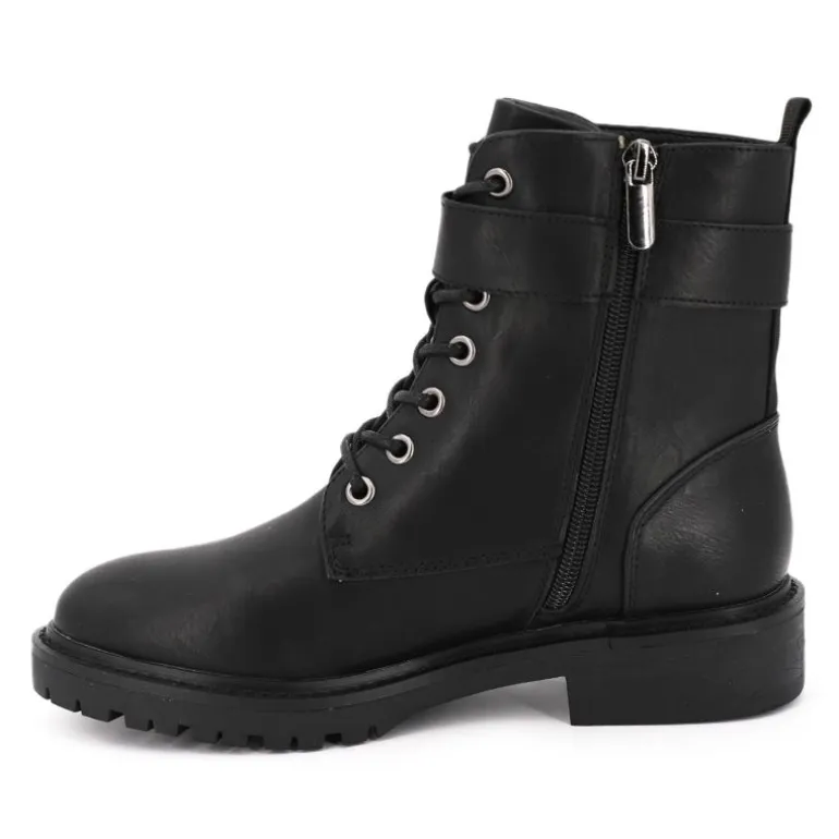 Bottine à lacets noire Femme DEELUXE 74