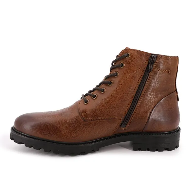 Bottine à lacets noire Homme DEELUXE 74