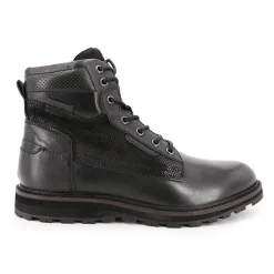 Bottine à lacets noire Homme DEELUXE 74