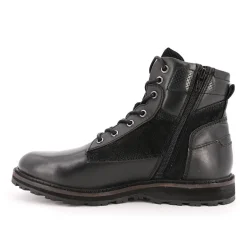 Bottine à lacets noire Homme DEELUXE 74