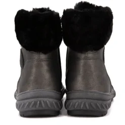 Bottine fourrée platin marron gris Femme ROMIKA