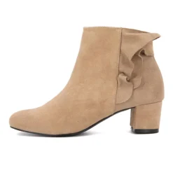 Bottine mantik en daim beige Femme XAVIER DANAUD