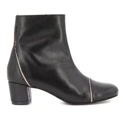 Bottine Raola Nappa Noir avec Liseret Beige t36-41 Femme XAVIER DANAUD