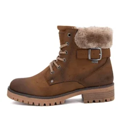 Bottine whisky fourrée Femme TOM TAILOR