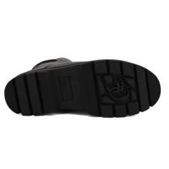 Bottines à lacets fausse fourrure old gold Femme TOM TAILOR