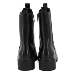 Bottines black Chlesea semelle crantée Femme TOM TAILOR