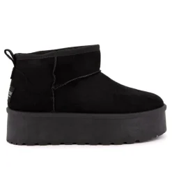 Bottines courtes Janina fausse fourrure Femme BURTON OF LONDON