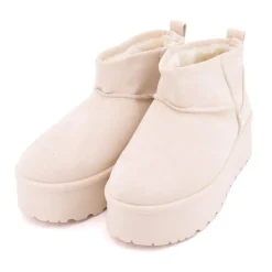 Bottines courtes Janina fausse fourrure Femme BURTON OF LONDON