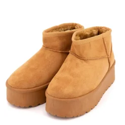 Bottines courtes Janina fausse fourrure Femme BURTON OF LONDON