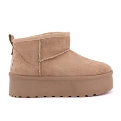 Bottines courtes Janina fausse fourrure Femme BURTON OF LONDON