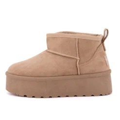 Bottines courtes Janina fausse fourrure Femme BURTON OF LONDON