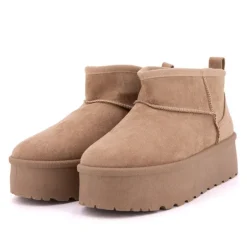 Bottines courtes Janina fausse fourrure Femme BURTON OF LONDON