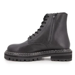 Bottines cuir grainé reine avec lacets Femme LES TROPEZIENNES PAR M.BELARBI