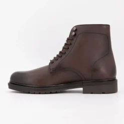 Bottines cuir lisse avec lacets Madrid Homme ELWIN