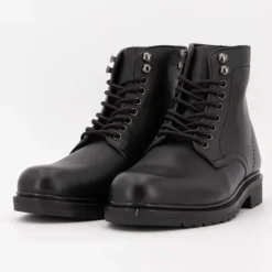 Bottines cuir lisse avec lacets Madrid Homme ELWIN