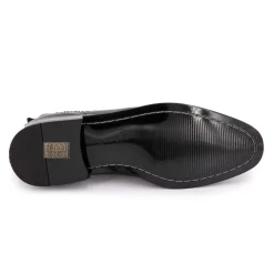 Bottines cuir lisse noires Homme ABACO PARIS