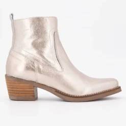 Bottines elista cuir rose gold Femme PATRICIA MILLER
