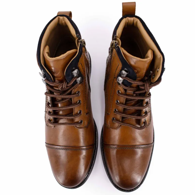 Bottines Henrycar à Lacets Wilex73 Cuir Homme PIERRE CARDIN