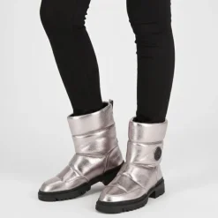 Bottines matelassées Doudou argent Femme LES TROPEZIENNES PAR M.BELARBI