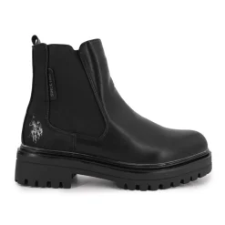 Bottines rocky noire Femme US POLO