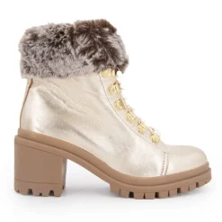 Bottines Rosenn or fausse fourrure marron Femme LES TROPEZIENNES PAR M.BELARBI