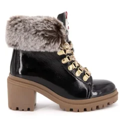 Bottines Rosenn or fausse fourrure marron Femme LES TROPEZIENNES PAR M.BELARBI