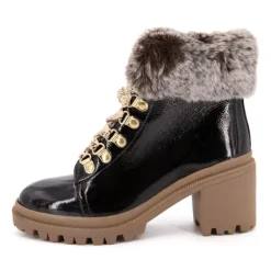 Bottines Rosenn or fausse fourrure marron Femme LES TROPEZIENNES PAR M.BELARBI