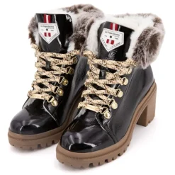 Bottines Rosenn or fausse fourrure marron Femme LES TROPEZIENNES PAR M.BELARBI